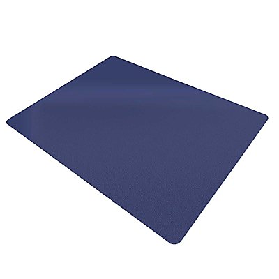 Tapis protège-sol | Lxl 75 x 120 cm | PP | Pour sols durs et moquette | Bleu foncé | Certeo